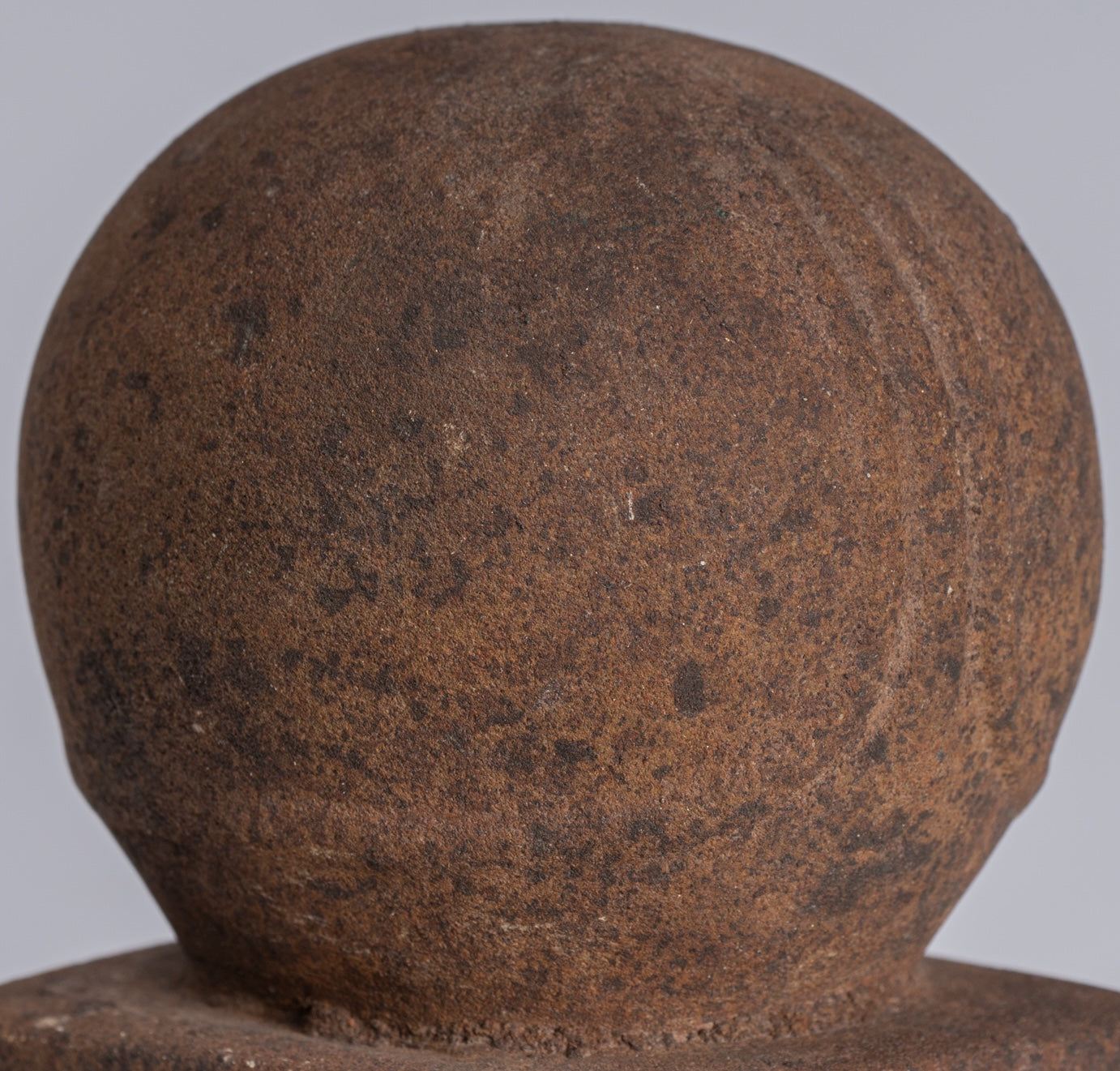 Antiguo JMER Style Stone Lakshmi Mukhalinga Linga / Lingnum - 10 cm / 4 "