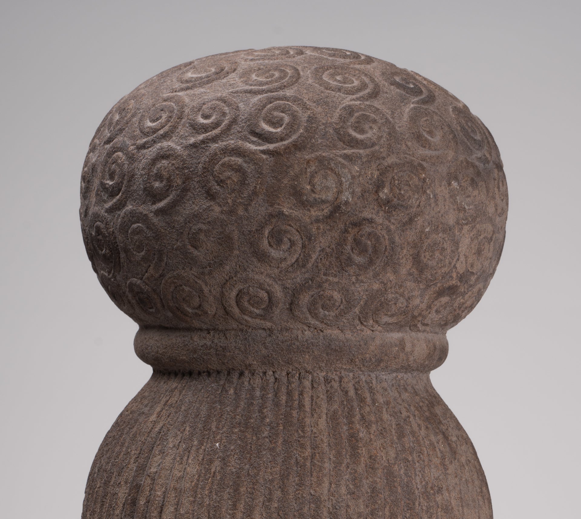 Female Statue - Antique Khmer Style Female Head - 46cm/18"