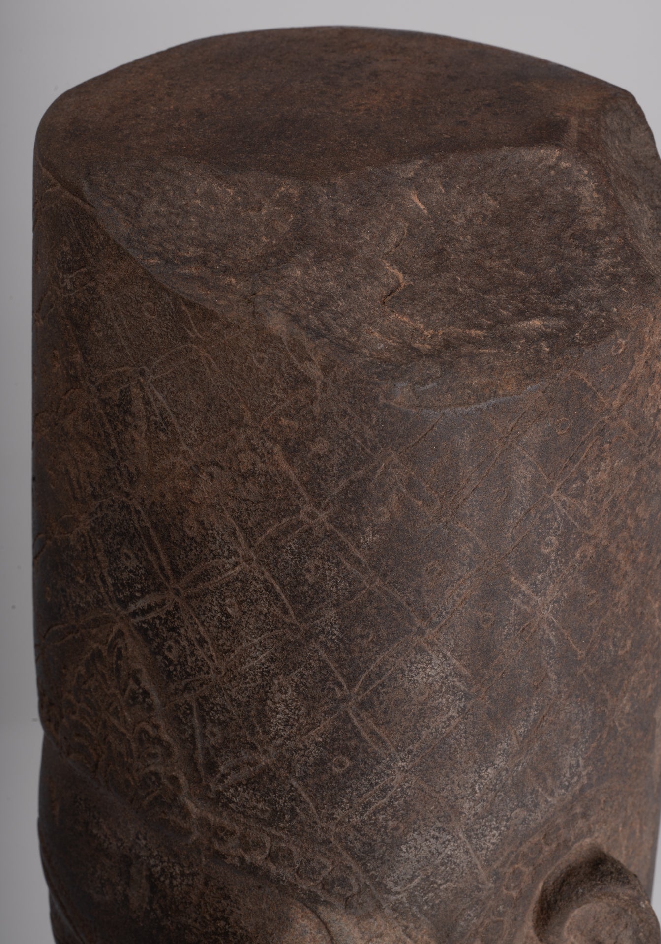 Krishna Statue - Antique Khmer Style Phnom Da Krishna (possibly) Statue - 41cm/16"