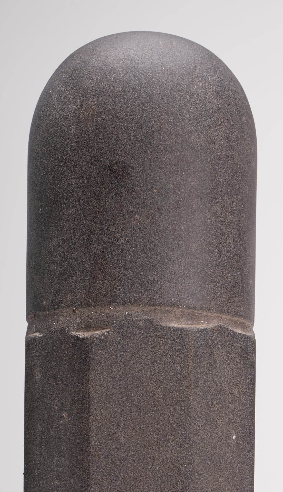 Antique Khmer Style Stone Shiva Mukhalinga Linga / Lingnum - 44cm/18"