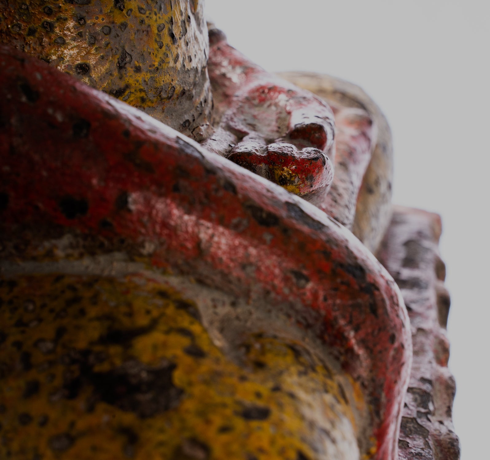 Buddha Statue - Antique Khmer Style SE Asia Wood Enlightenment Buddha Statue - 66cm/26"