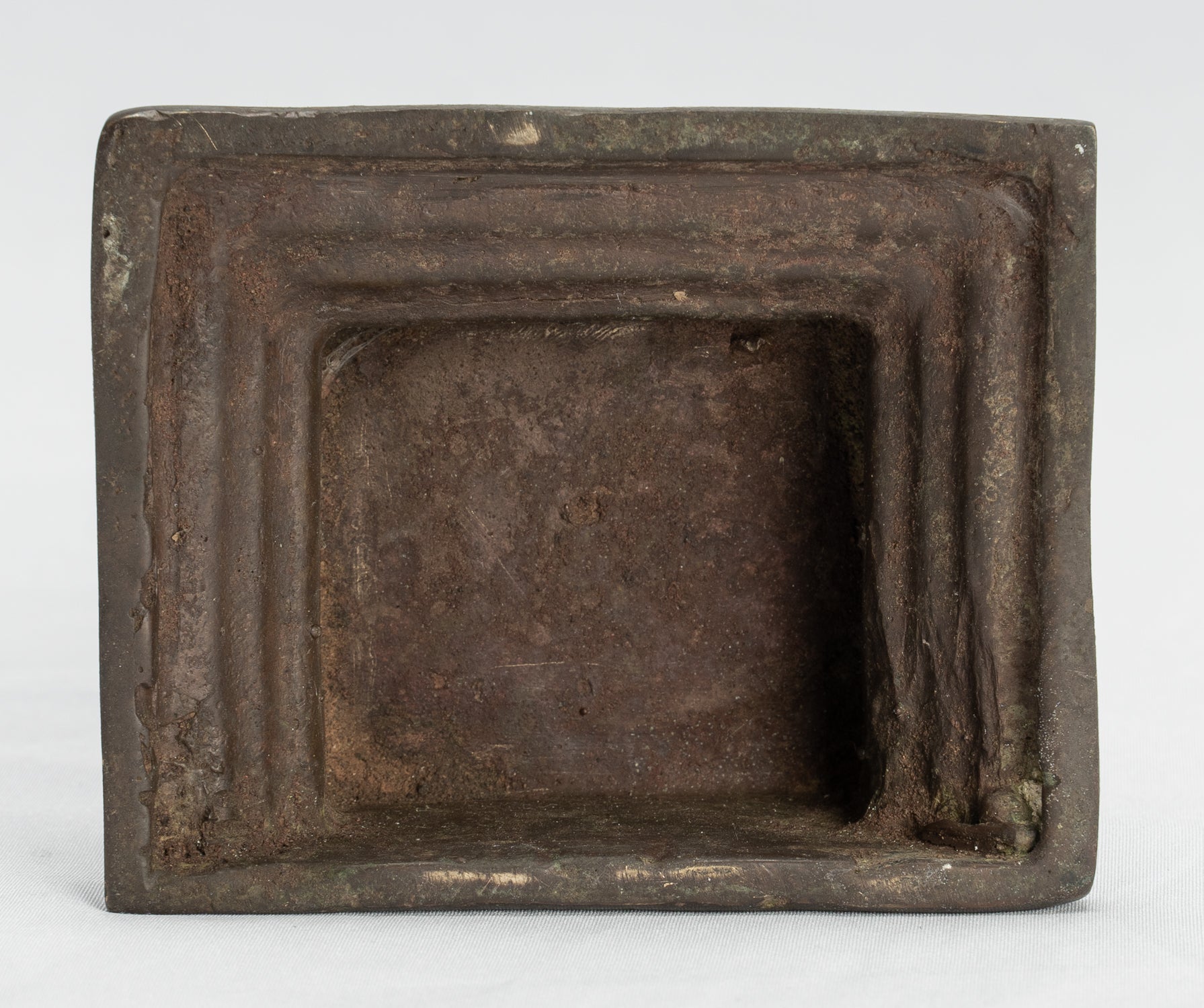 Statua Ganesha - Antique Statue Ganesha in stile giavanese in bronzo indonesiano - 18 cm/7 "