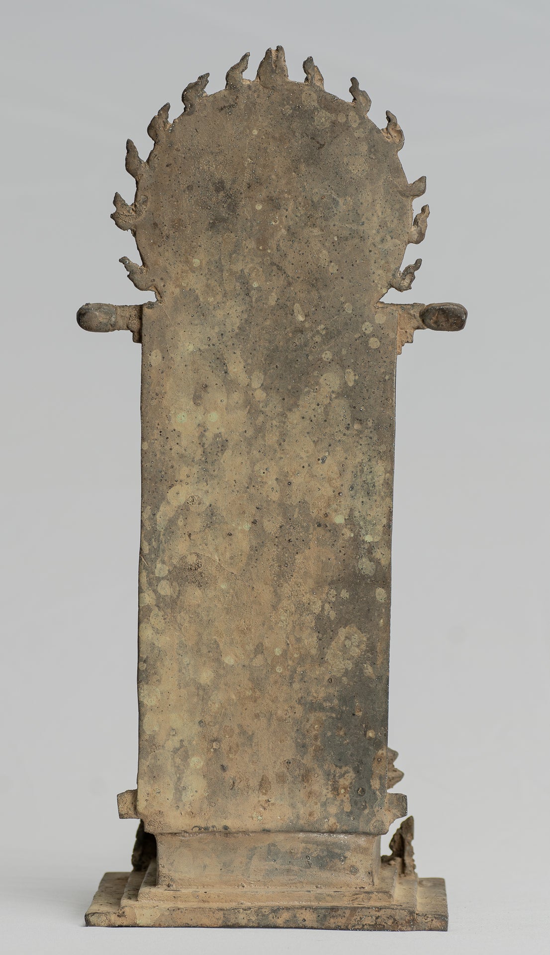 Estatua de Buda - Estilo indonesio antiguo Bronce Javanese enseñanza Buda - 35 cm/14 "