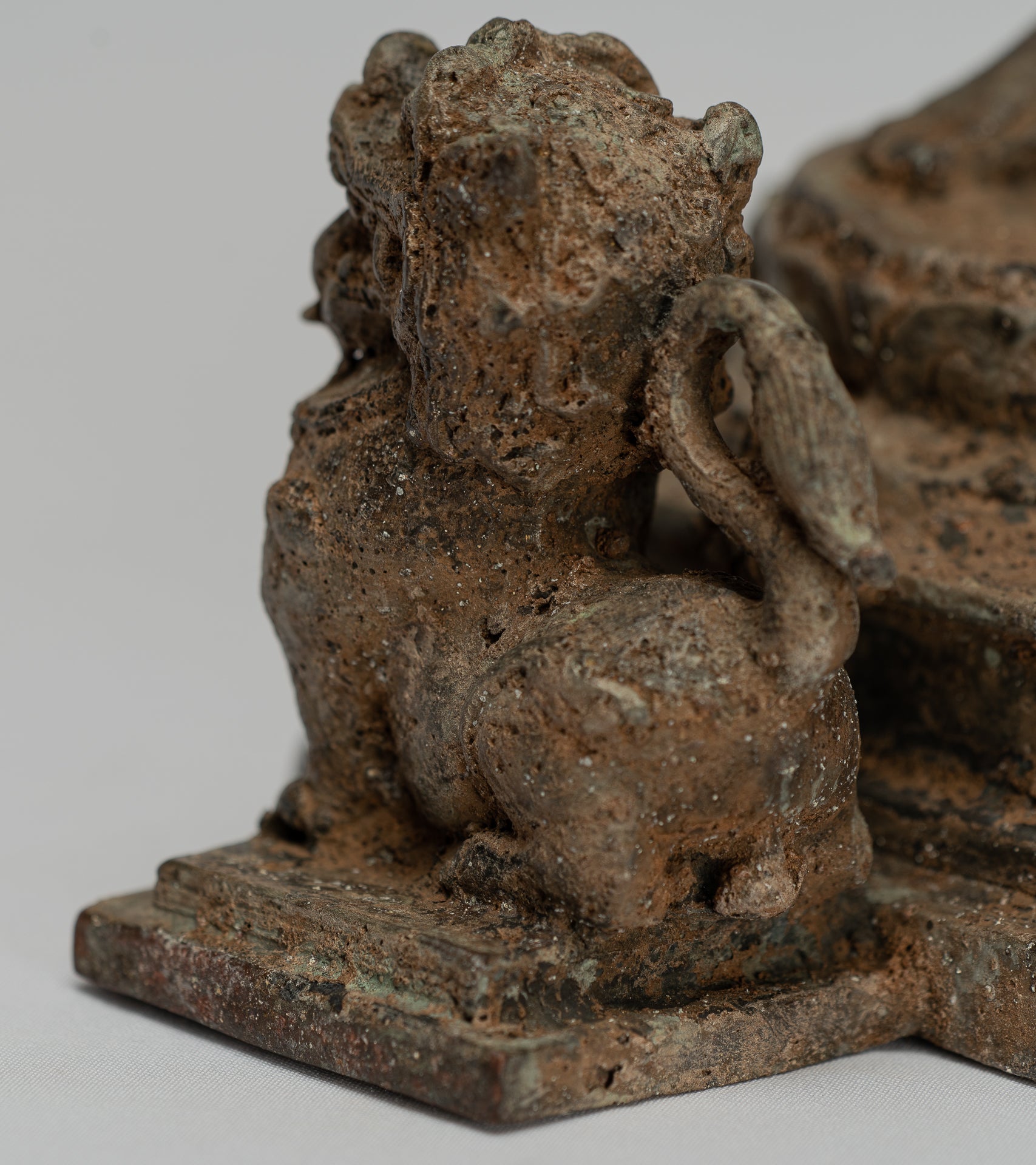 Estatua de Brahma - Estatua de bronce de bronce de bronce de estilo indonesio antiguo - 29 cm/12 "