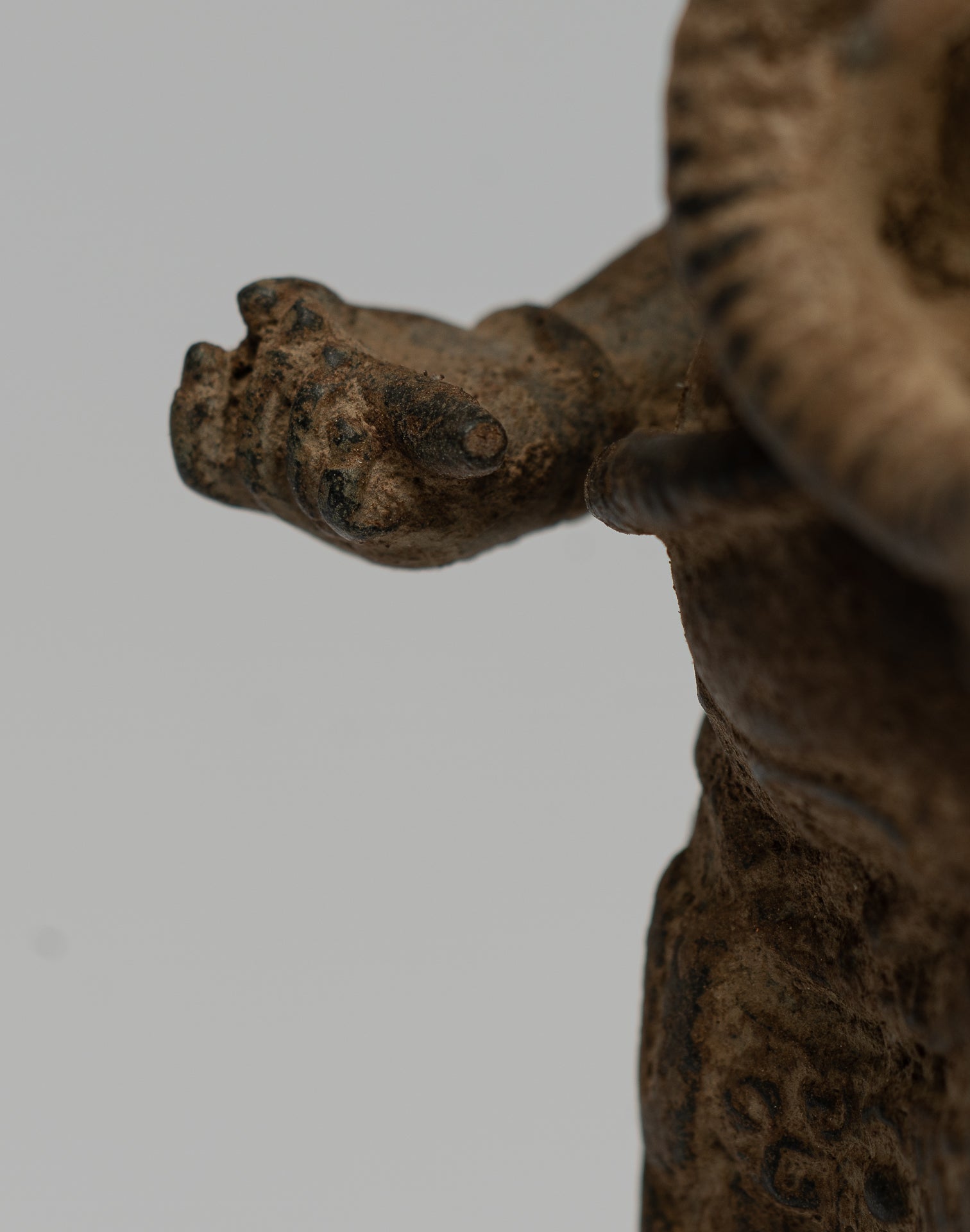 Estatua de Ganesha - Estatua de Ganesha de bronce de estilo javanés antiguo - 23 cm/9 "