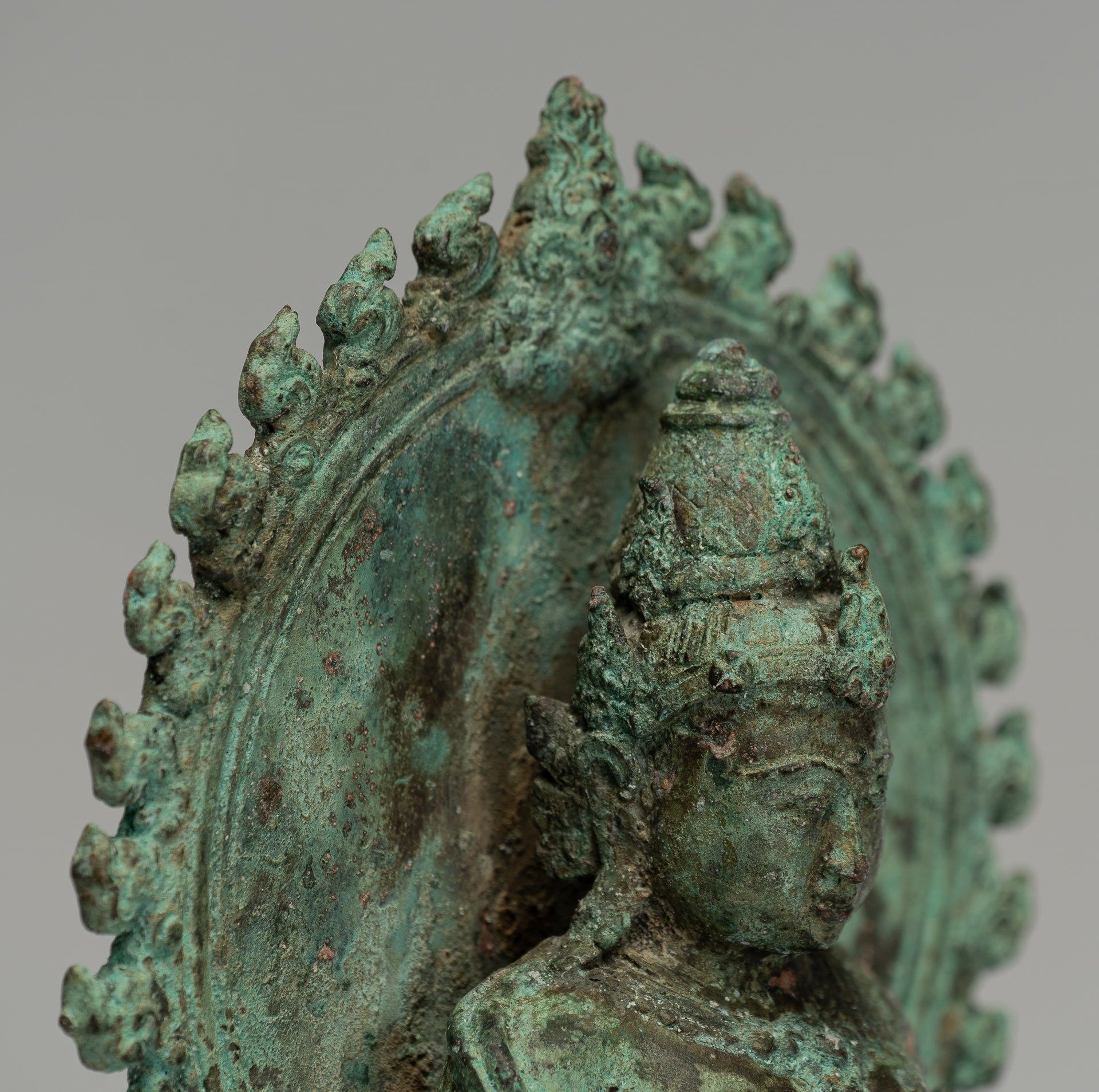 Estatua de Jambhala - Estatua de Jambhala de Java Majapahit antiguo de Jambhala Dios de la riqueza - 27 cm/11 "