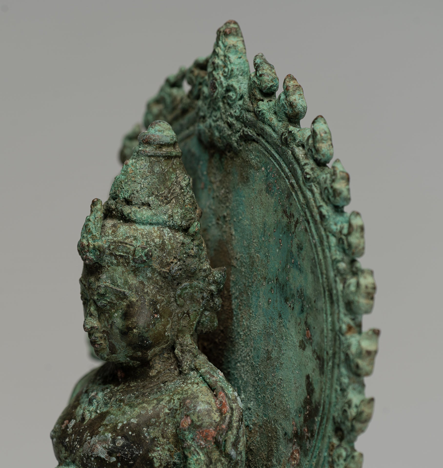 Estatua de Jambhala - Estatua de Jambhala de Java Majapahit antiguo de Jambhala Dios de la riqueza - 27 cm/11 "