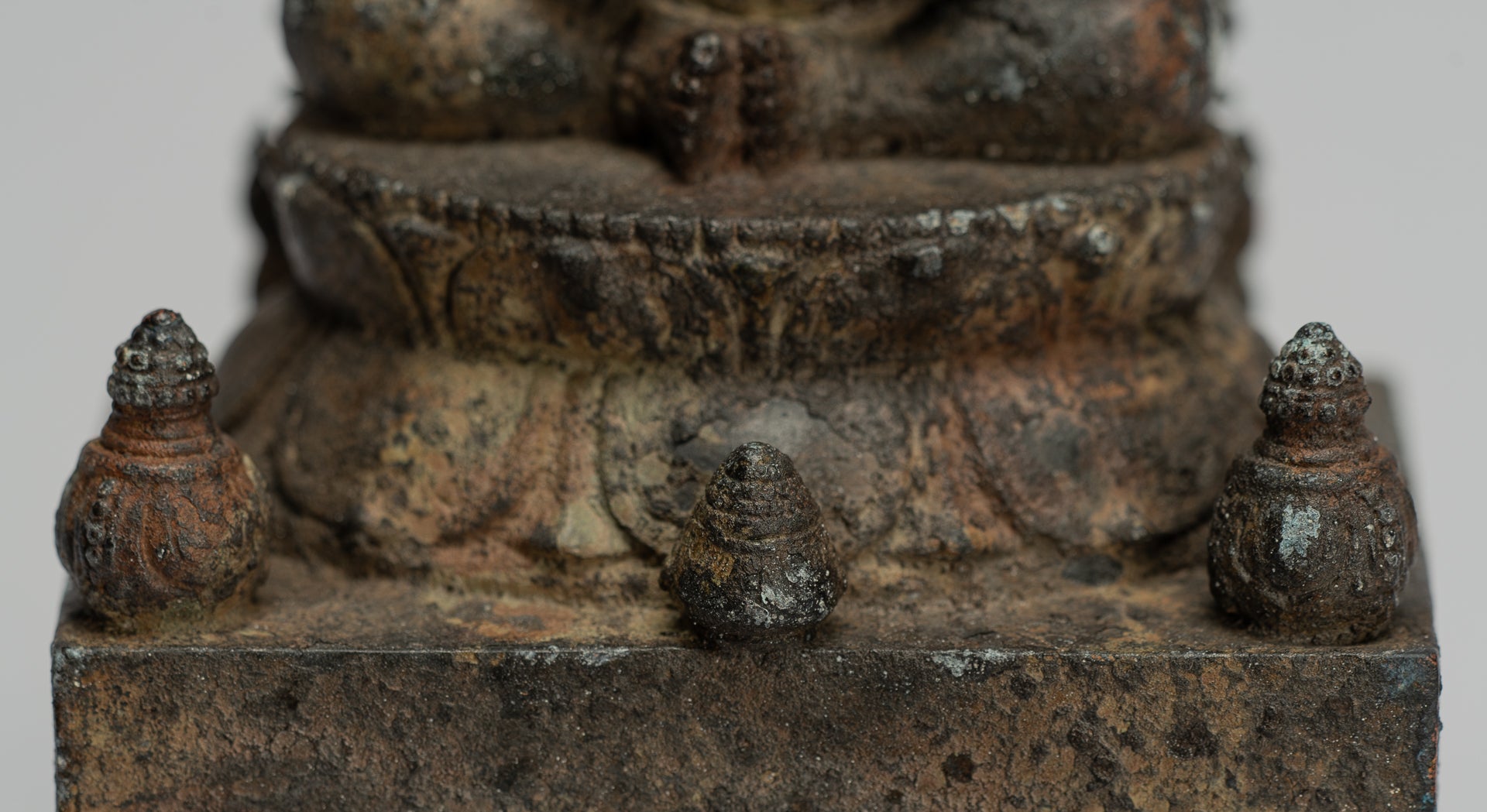 Estatua de Jambhala - Estatua de Jambhala de Java Majapahit antiguo de Jambhala Dios de la riqueza - 23cm/9 "