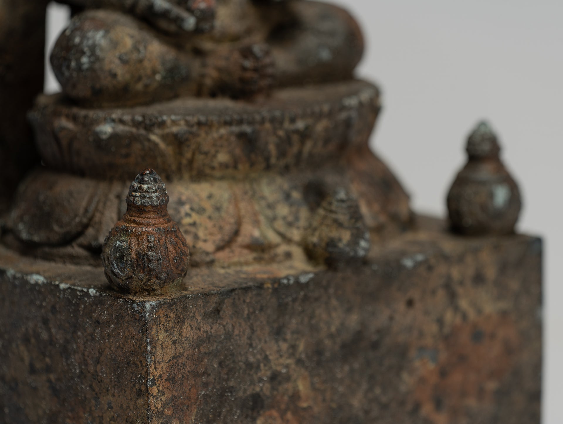 Estatua de Jambhala - Estatua de Jambhala de Java Majapahit antiguo de Jambhala Dios de la riqueza - 23cm/9 "