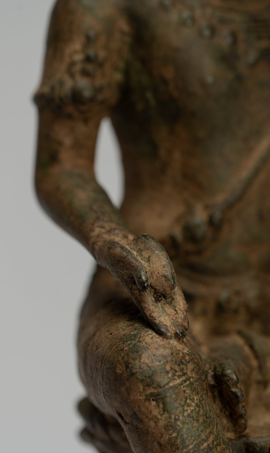 Estatua de Shiva - Estatua de Majapahit Shiva de estilo indonesio antiguo de bronce indonesio - 28 cm/11 "