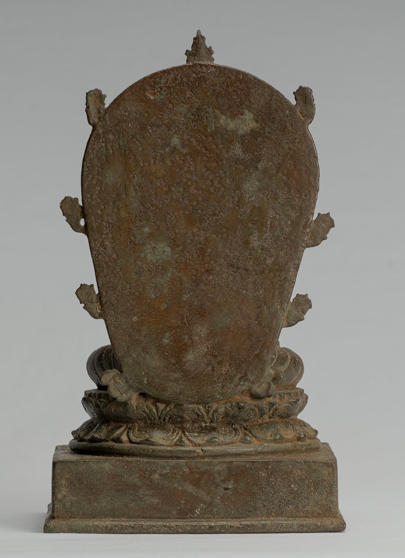 Estatua de Buda - Antiguo estilo indonesio de bronce sentado Javanese Ilustración Buda - 25 cm/10 "