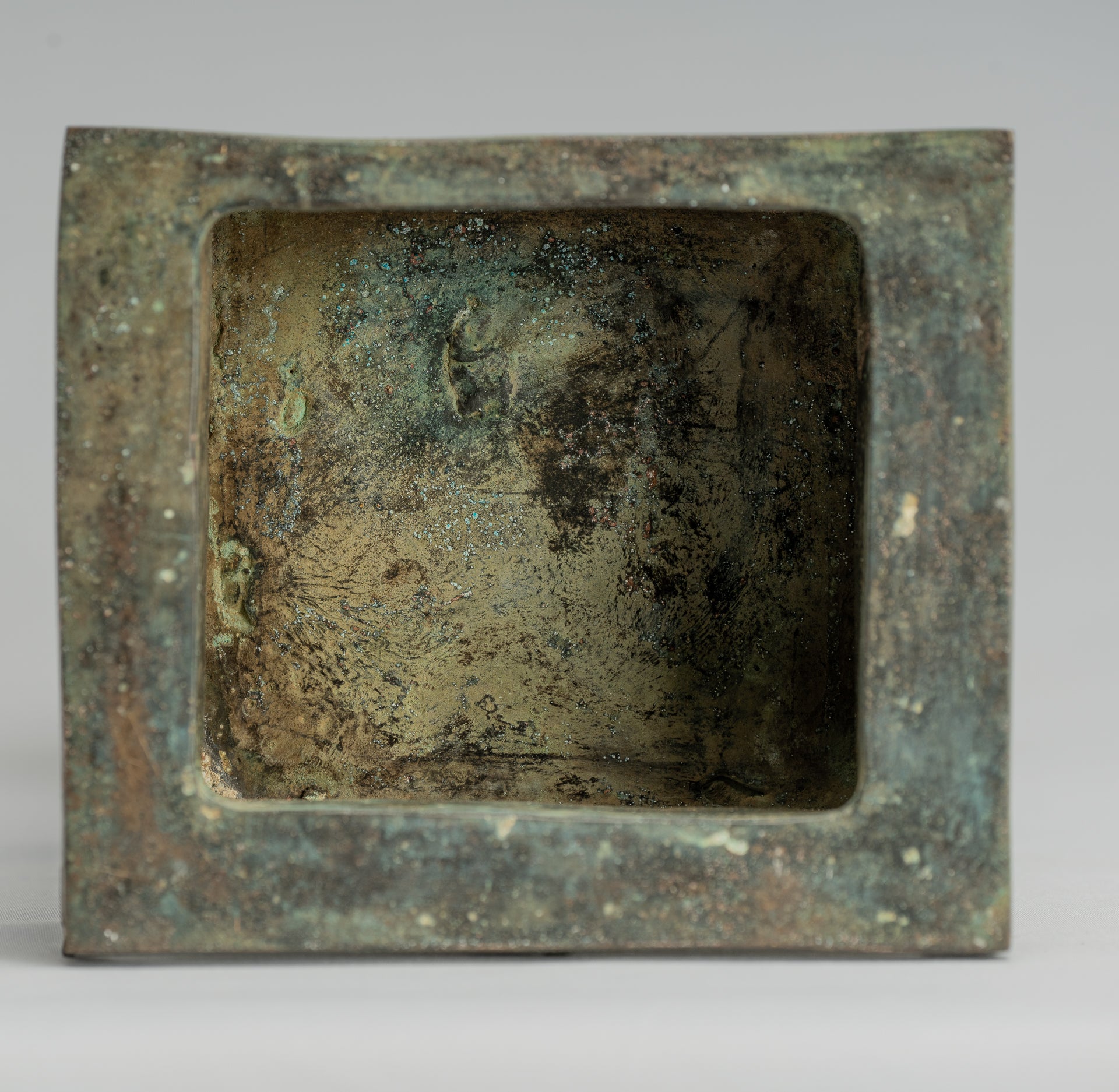 Estatua de Buda - Estilo indonesio antiguo Bronce Javanese enseñanza Buda - 36 cm/14 "