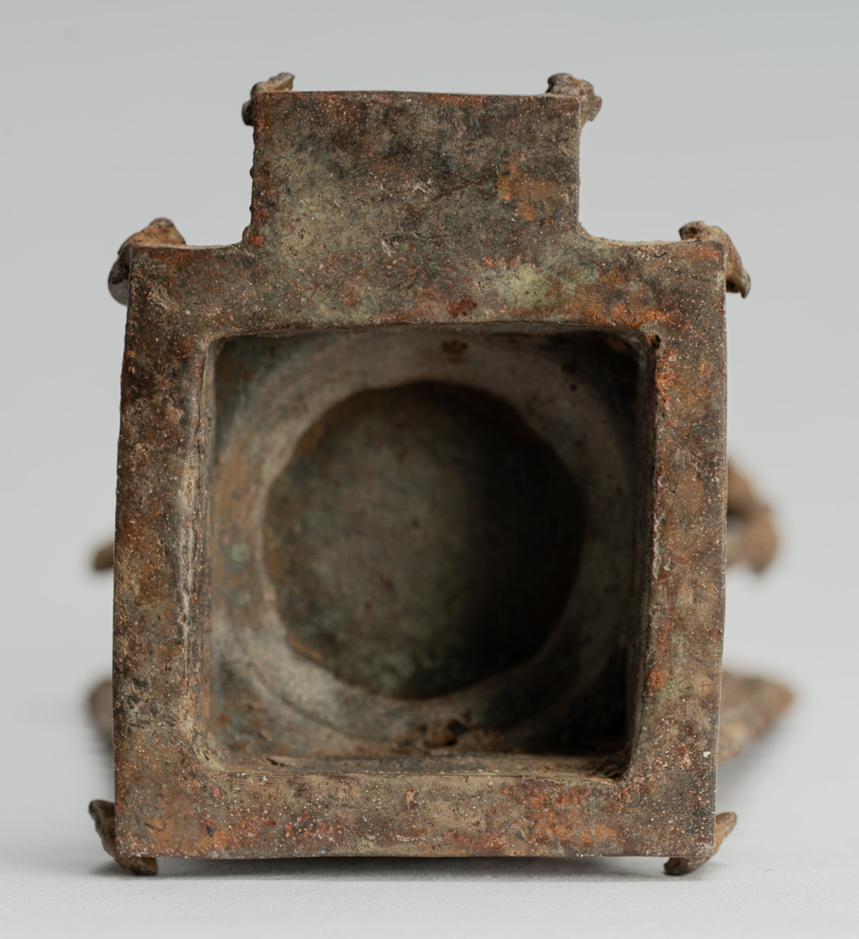 Estatua de Brahma - Estatua de bronce de bronce de bronce de estilo indonesio antiguo - 31 cm/12 "