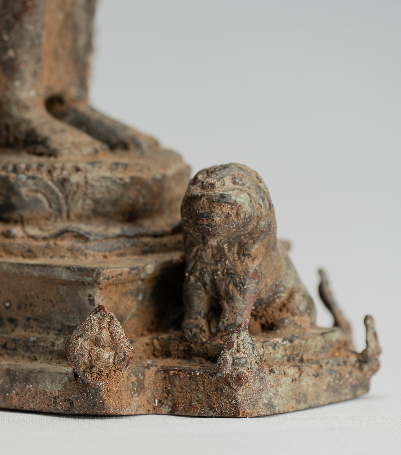 Estatua de Brahma - Estatua de bronce de bronce de bronce de estilo indonesio antiguo - 31 cm/12 "