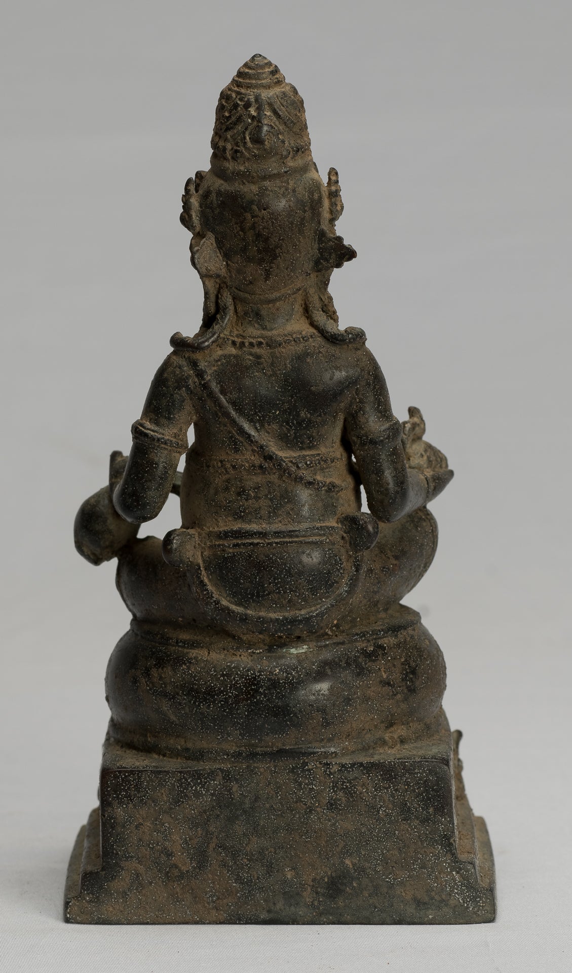 Estatua de Jambhala - Estatua de Jambhala de Java Majapahit antiguo de Jambhala God of Wealth - 20cm/8 "