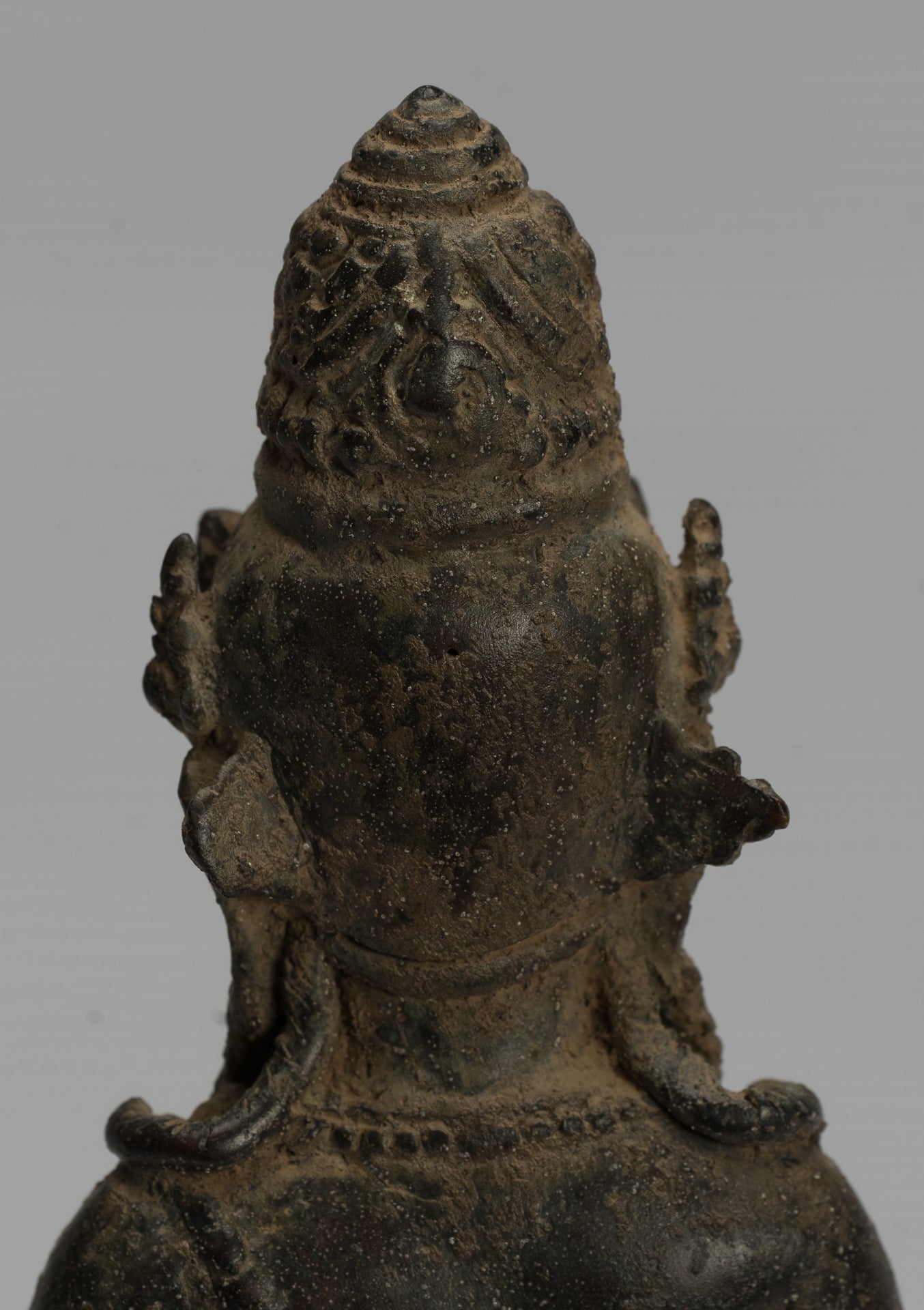 Estatua de Jambhala - Estatua de Jambhala de Java Majapahit antiguo de Jambhala God of Wealth - 20cm/8 "