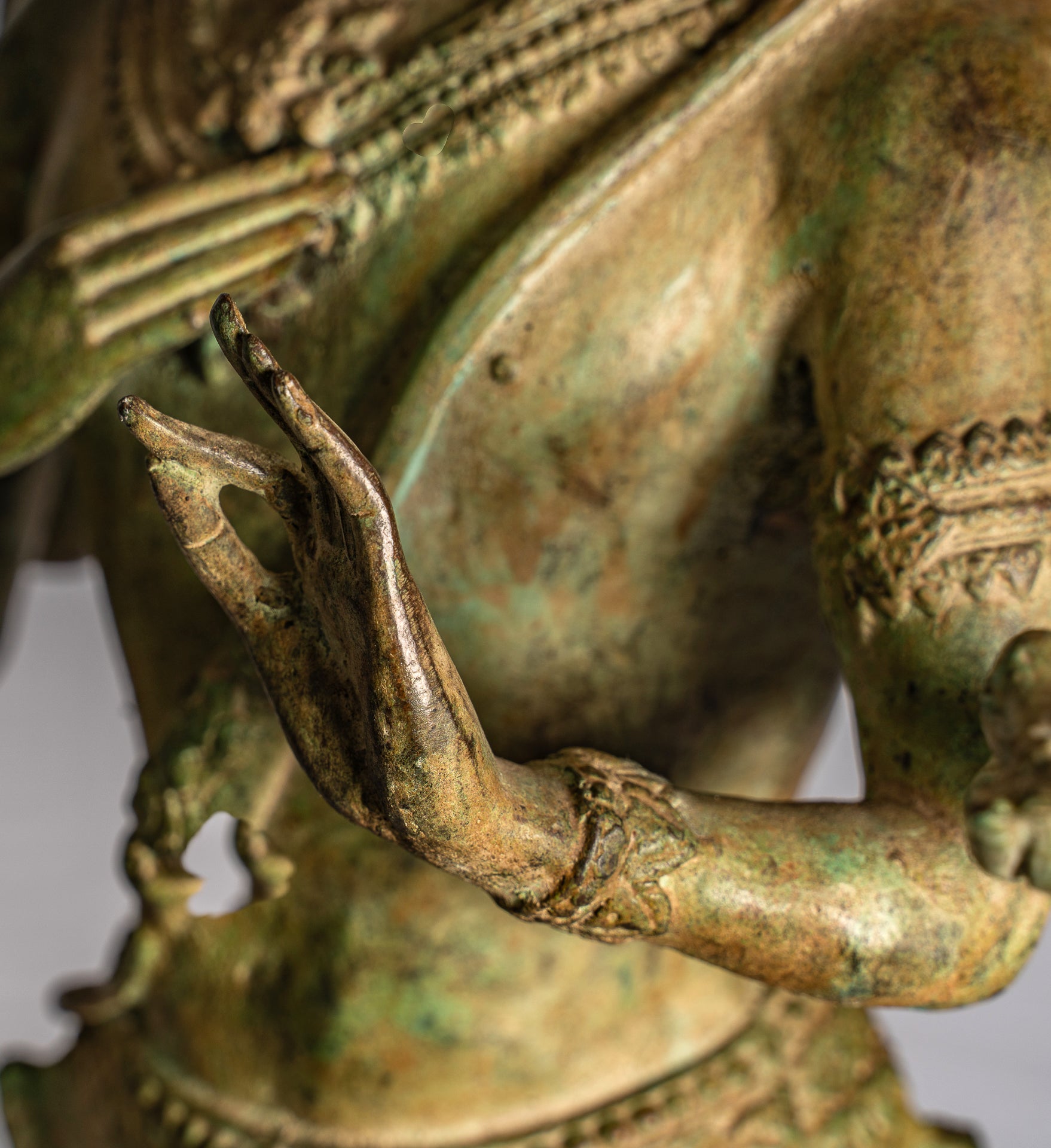 Brahma Statue - Antique Thai Style Standing Bronze Brahma Statue - 76cm/30"