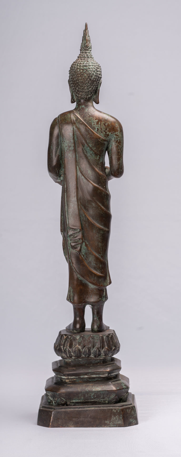 Buddha Statue-Antike Thai Style Bronze Charity & Compassion Gautama Buddha Statue-63cm/25 "