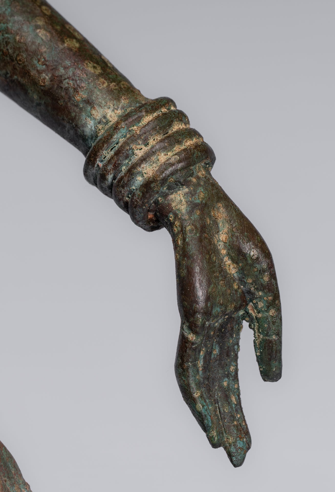 Trimurti Statue - Antique Thai Style Trimurti Shiva Brahma Vishnu Statue - 84cm/34"