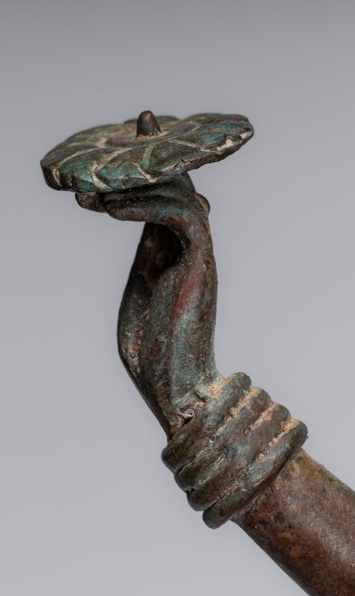 Trimurti Statue - Antique Thai Style Trimurti Shiva Brahma Vishnu Statue - 84cm/34"