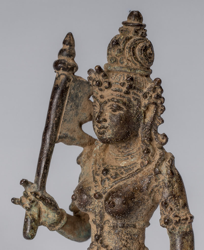 Estatua de Tara - Estatua de bronce indonesio de Java de antiguo Jigteni Sumlé Gyalma - 8cm/3 "