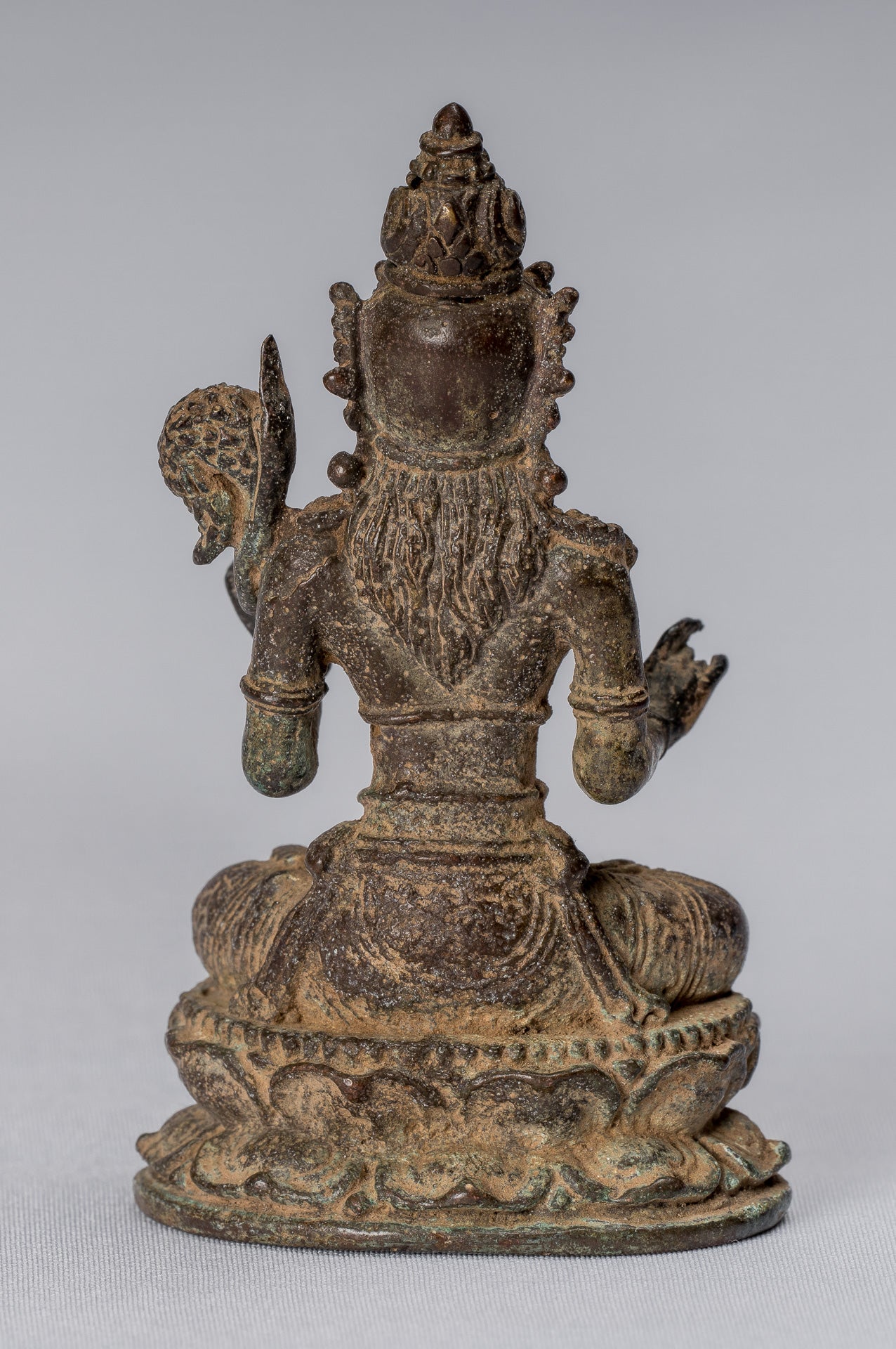 Estatua de Tara - Estatua de bronce de bronce indonesio de java antiguo - 8cm/3 "