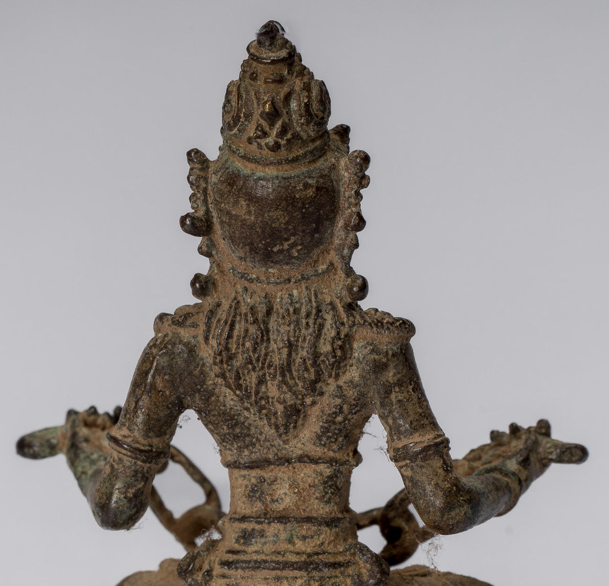 Estatua de Tara - Estatua de bronce de bronce indonesio de java antiguo - 8cm/3 "