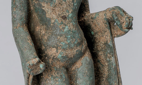 Statue di Buddha - Antique in stile indonesiano Bronzo Giavanese Teaching Buddha - 30 cm/12 "