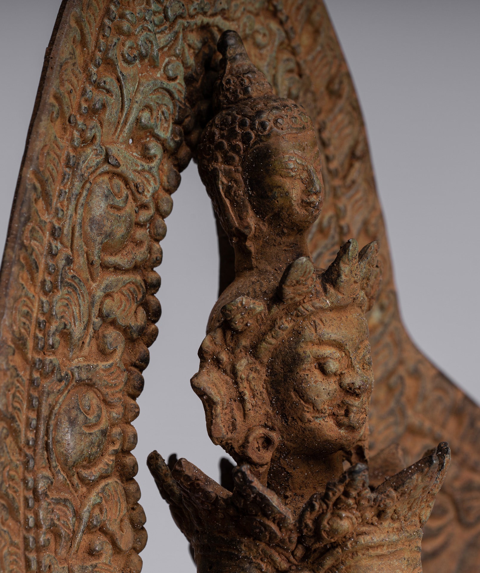Bodhisattva Statue-Antike Indonesische Stil Javanese 1000 Arm Avaloketishvara Bodhisattva Statue-61cm/24 "