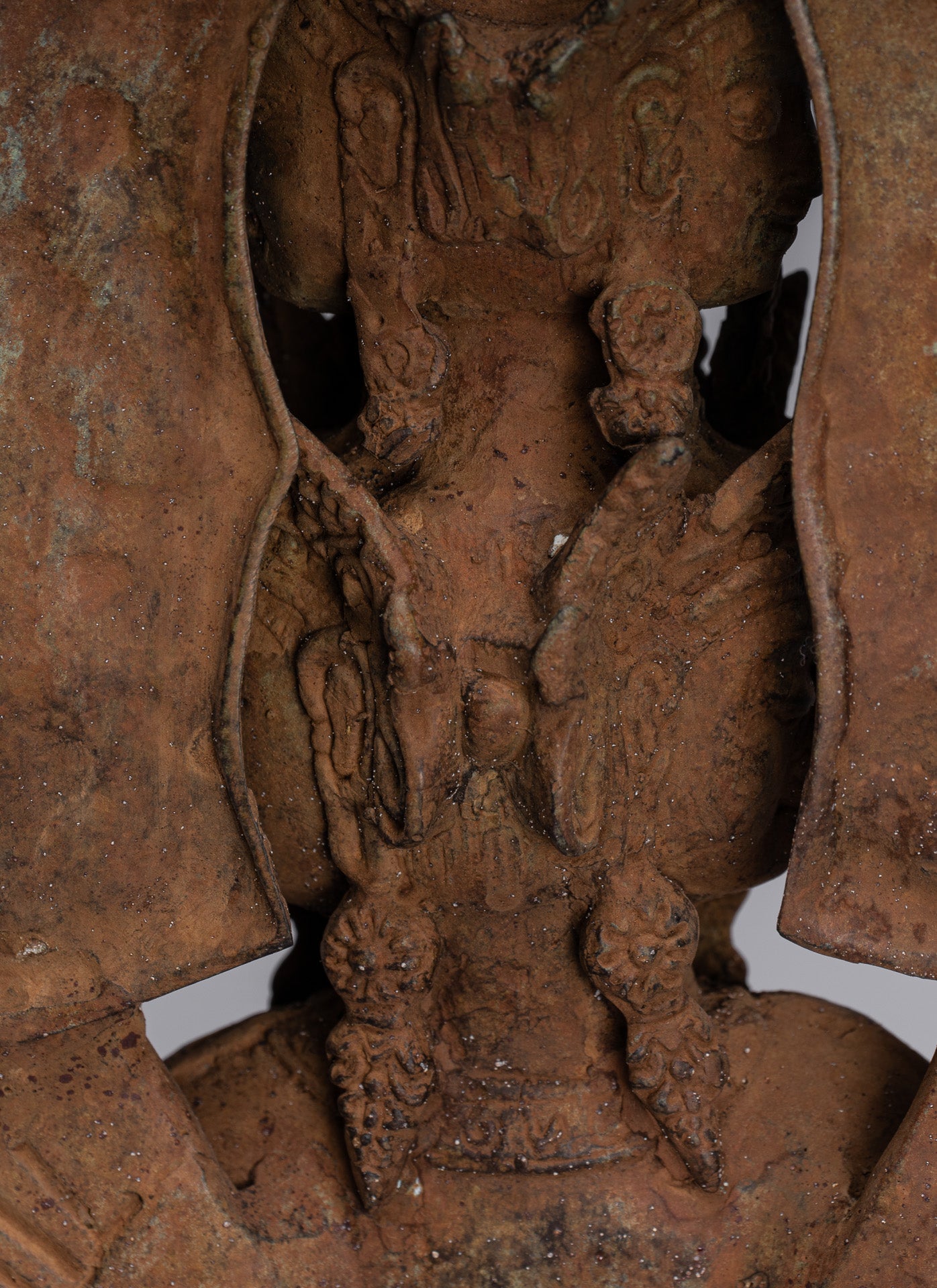 Bodhisattva Statue-Antike Indonesische Stil Javanese 1000 Arm Avaloketishvara Bodhisattva Statue-61cm/24 "