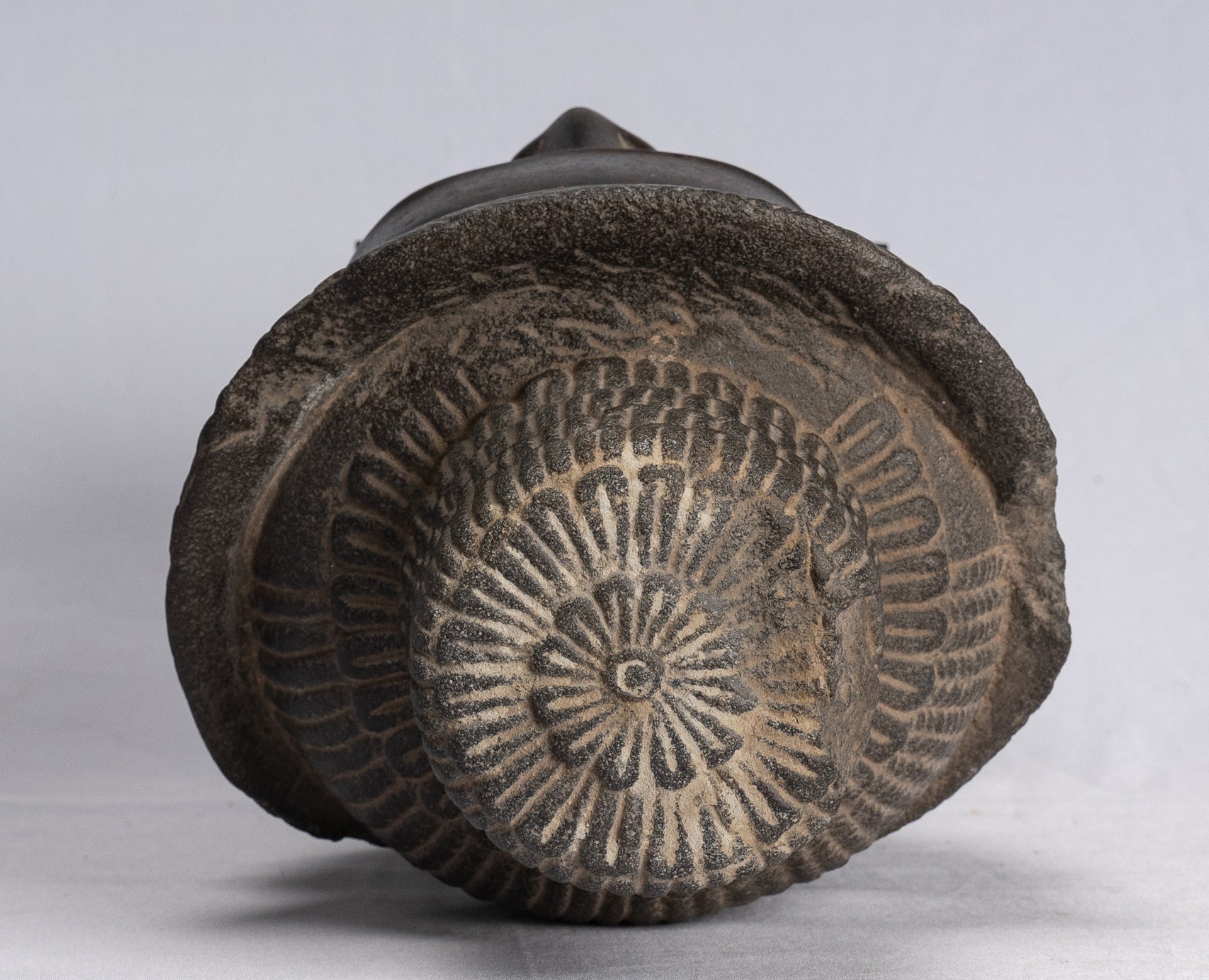 Buddha Statue-Antike Koh Ker Style Khmer Stein Buddha Kopf Statue-34cm/14 "