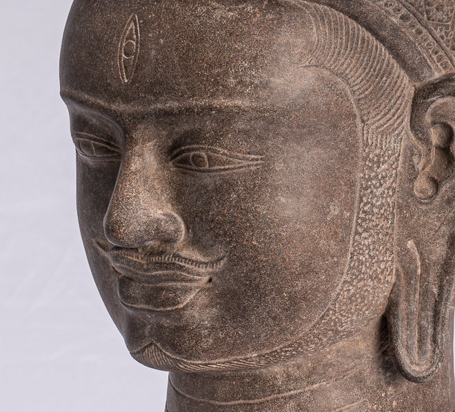 Estatua de Bodhisattva Avalokitesvara de estilo antiguo Koh Ker - 54cm/22 "