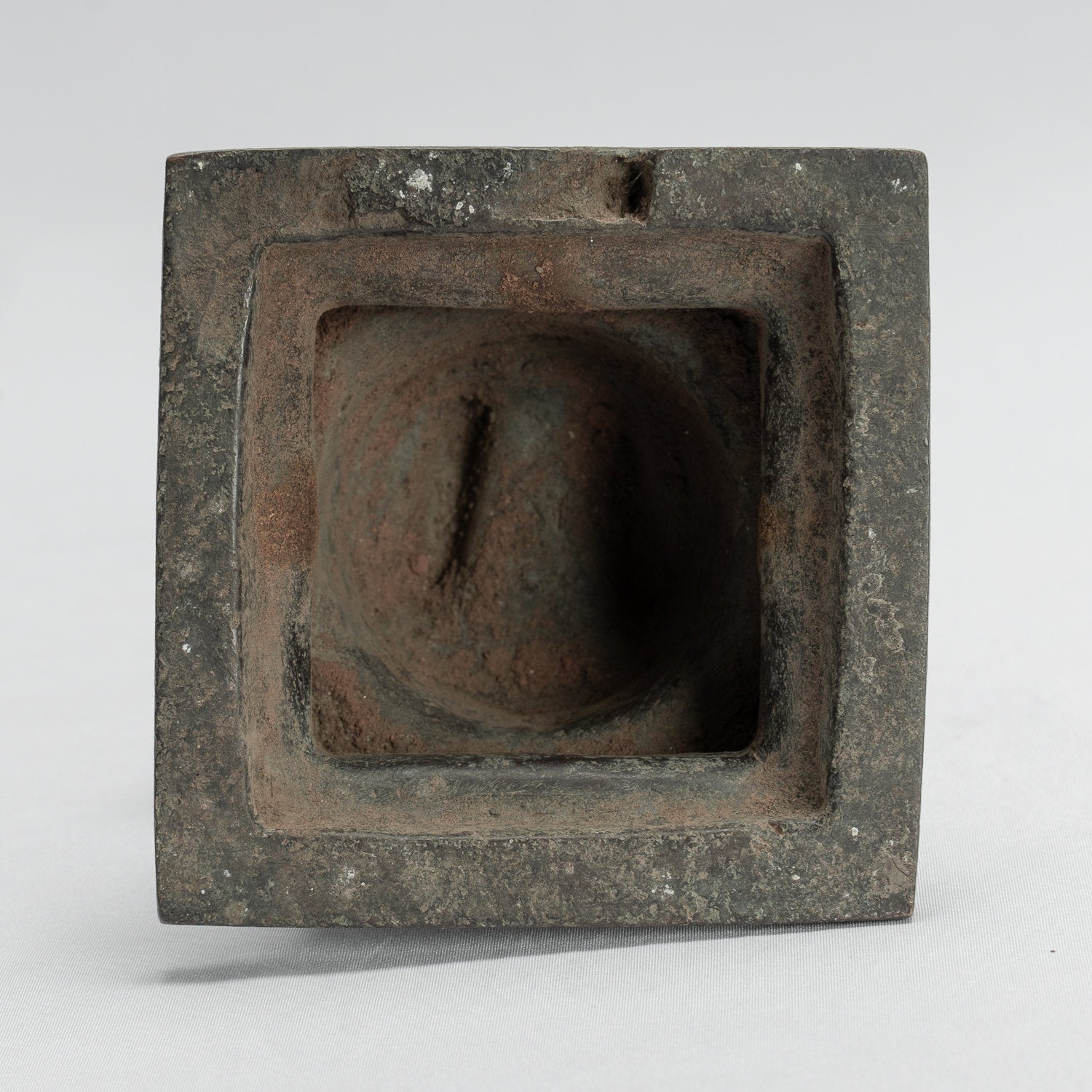 Estatua de Buda - Estilo indonesio antiguo Bronce Javanese enseñanza Buda - 28 cm/11 "