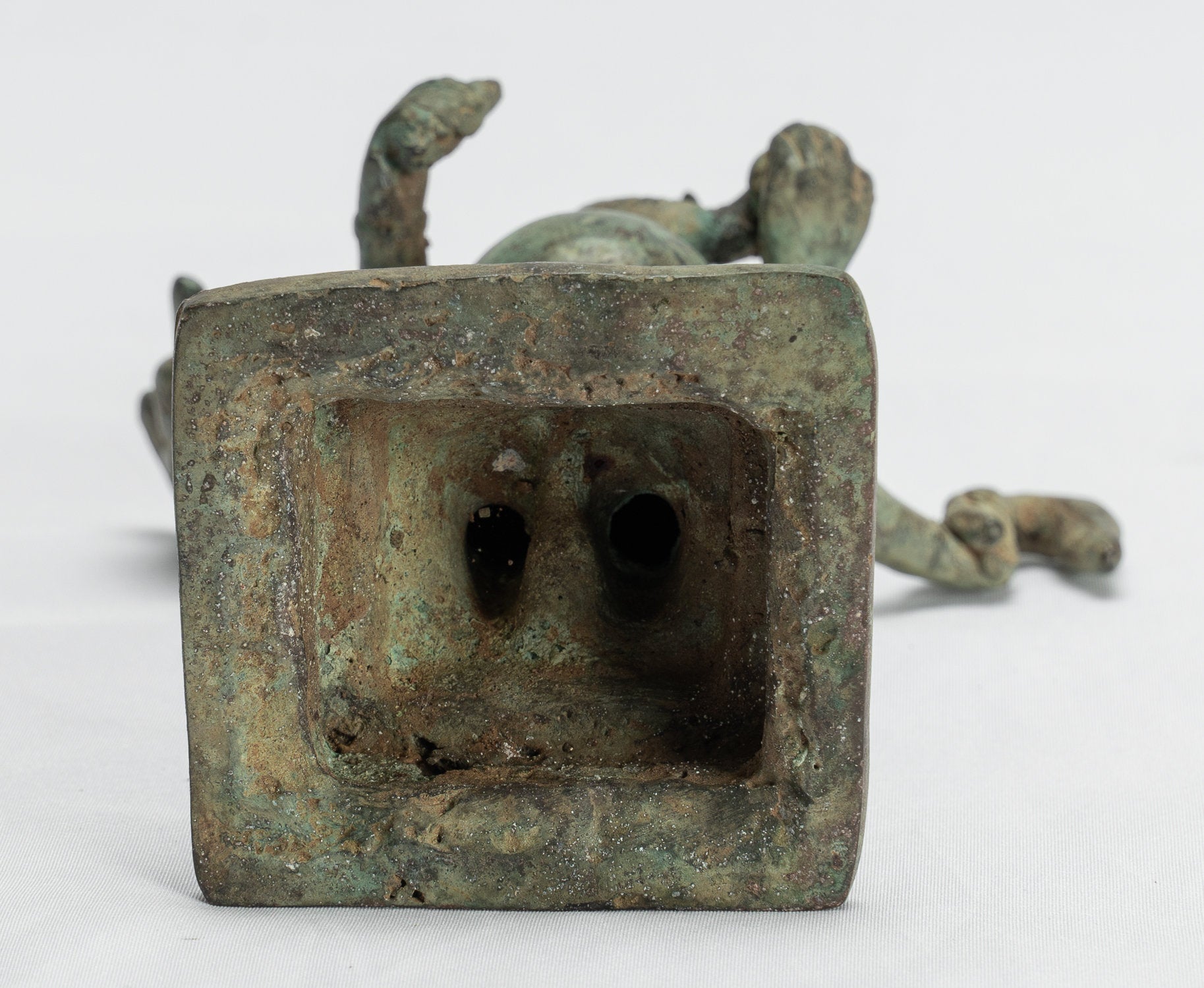 Ganesha Statue-Antike Javanese Style Bronze Standing Indonesian Ganesha Statue-19cm/8 "