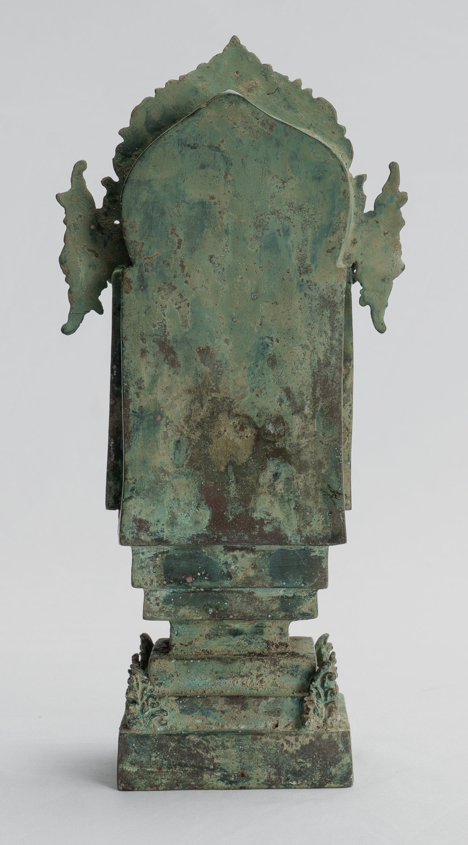 Estatua de Buda - Estatua de Buda de Buda de bronce indonesio antiguo de bronce indonesio -26cm/10 "