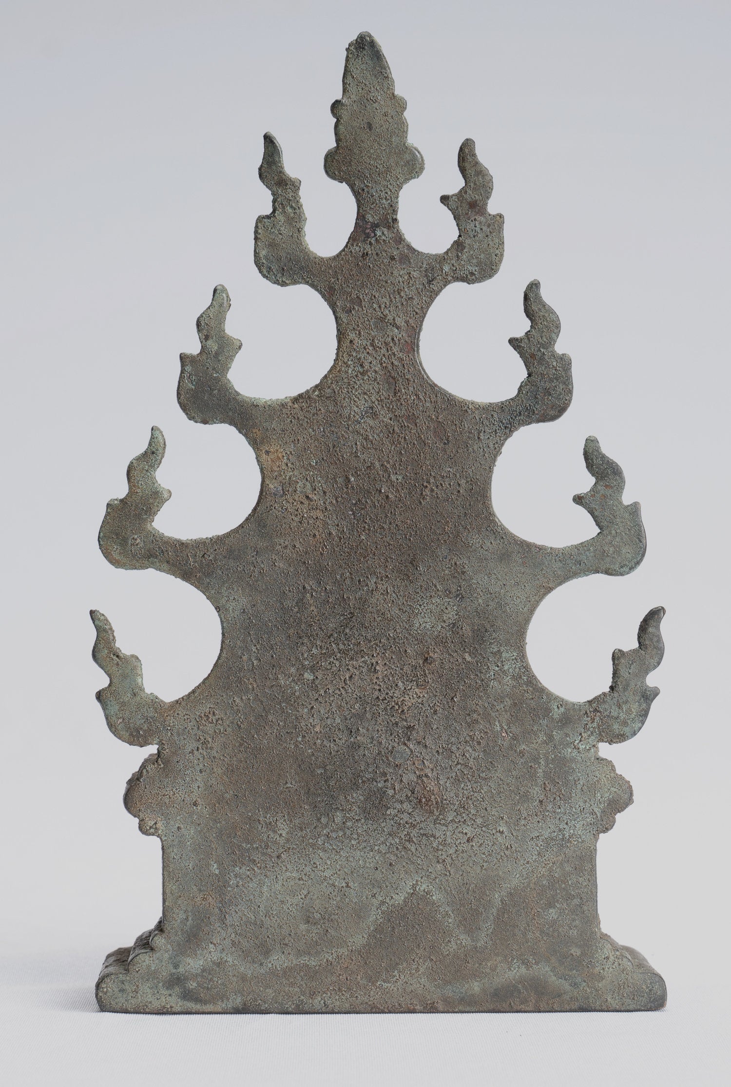 Statue di Buddha - Antique Statue Buddha, in bronzo giavanese, 14,5 cm/6 "