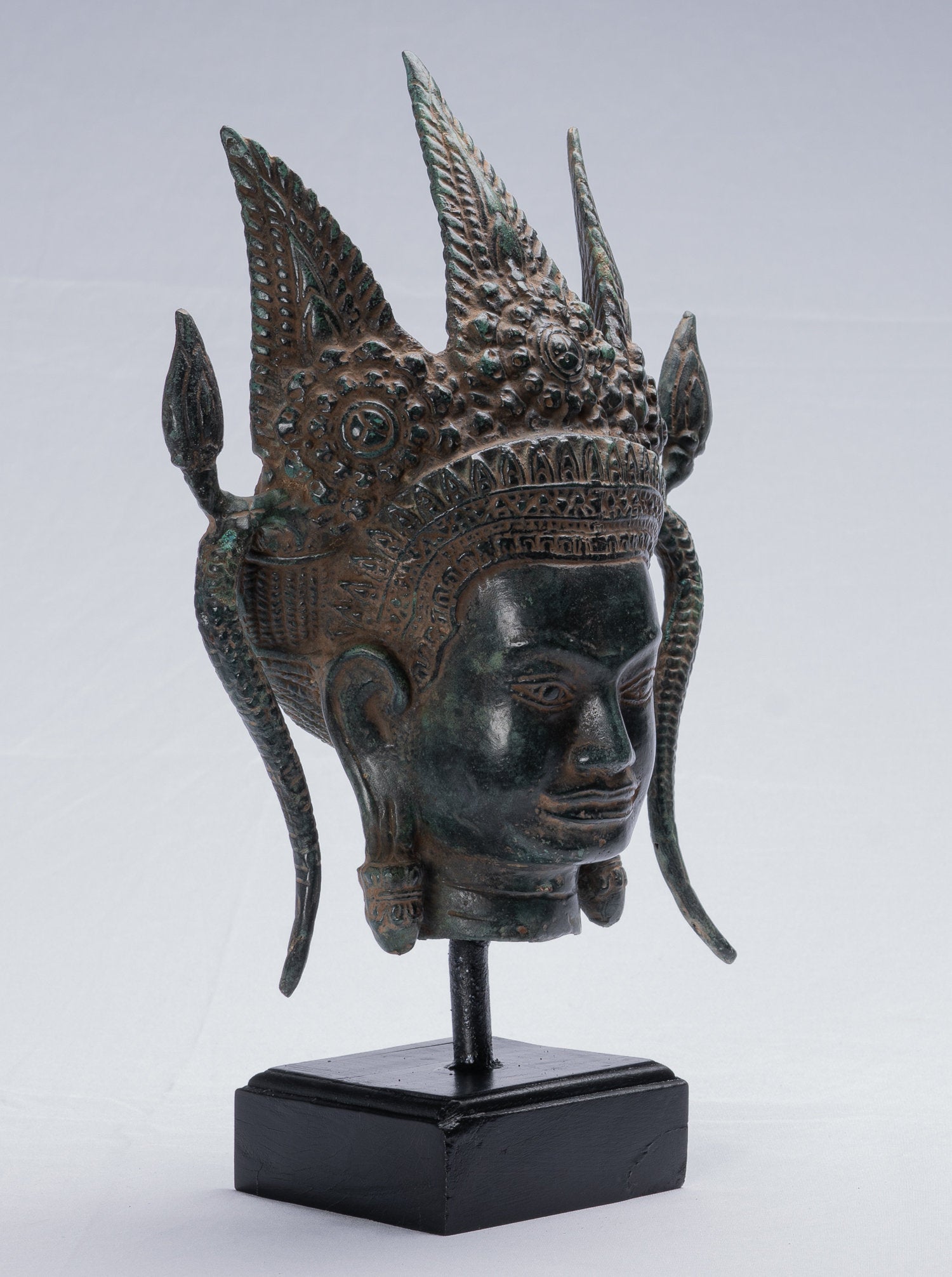 Antike Khmer Stil Bronze Angkor Wat Apsara oder Engel Statue mit 35cm/14"