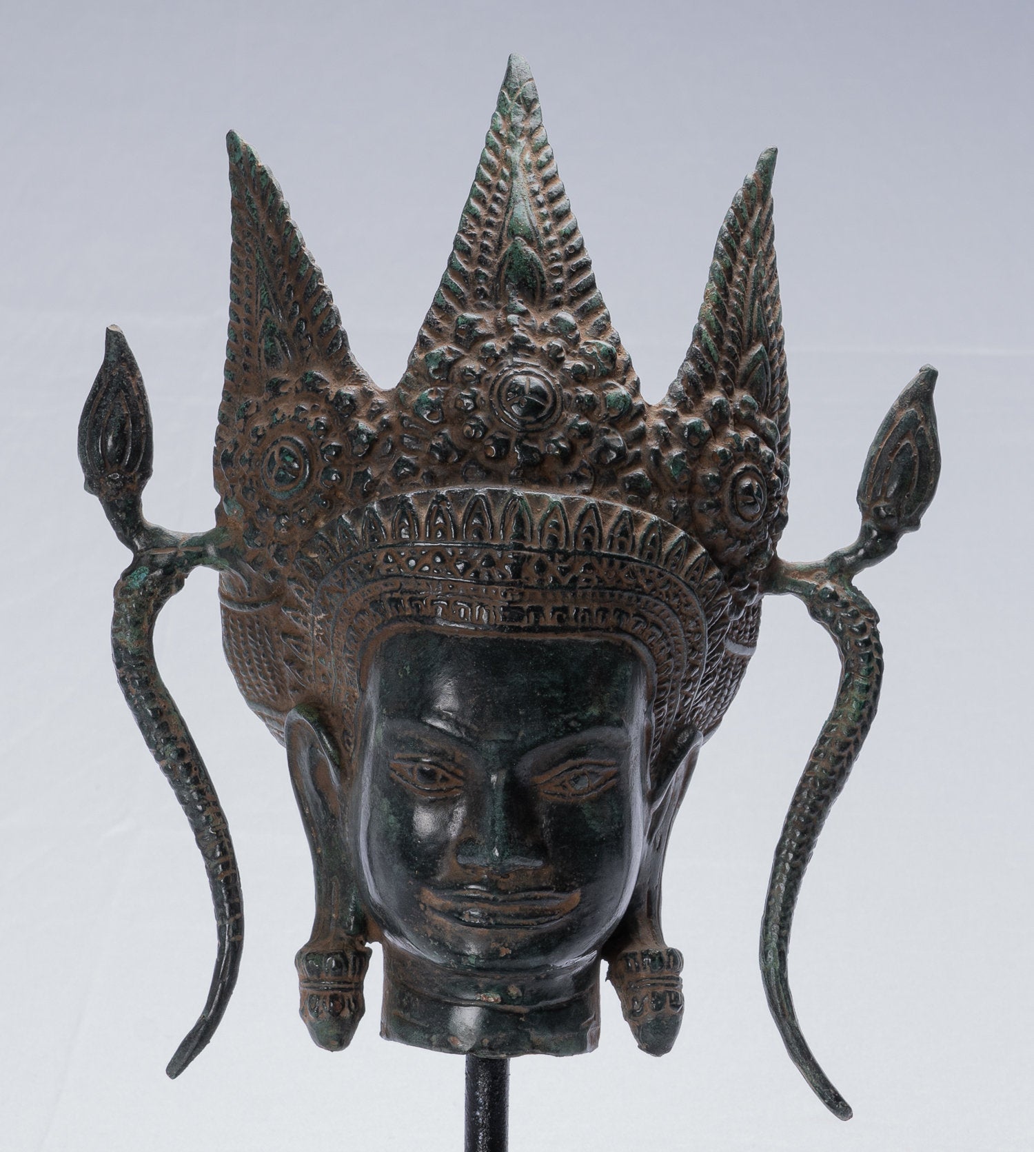 Antike Khmer Stil Bronze Angkor Wat Apsara oder Engel Statue mit 35cm/14"