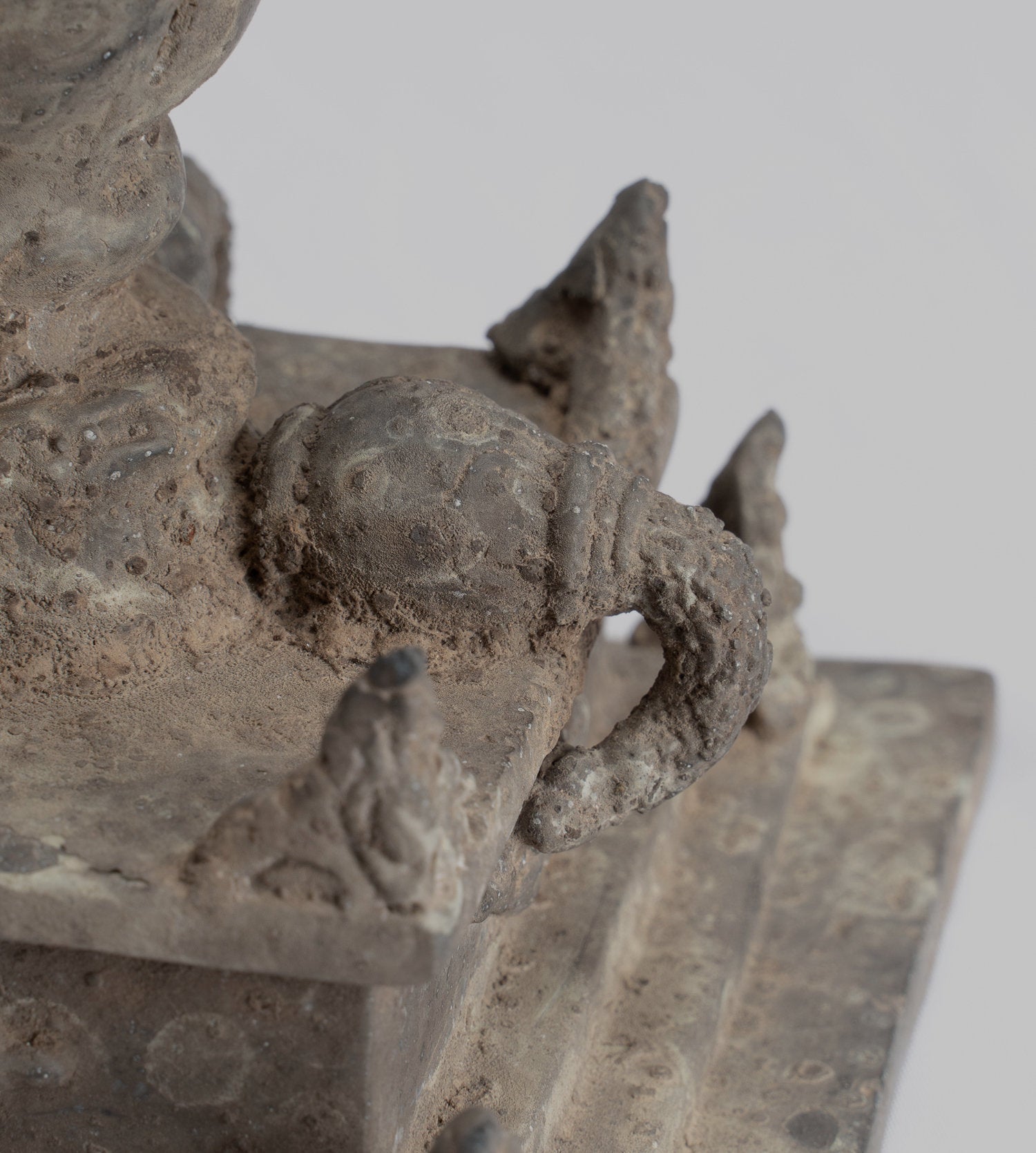 Estatua de Buda - Estilo indonesio antiguo Bronce Javanese enseñanza Buda - 40 cm/16 "