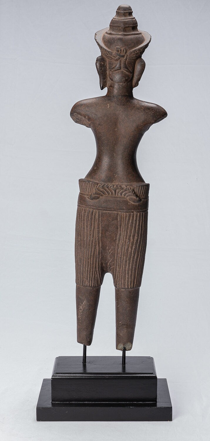 Estatua de Vishnu - Arenisca de estilo montado en el siglo 10 antiguo Vishnu Torso - 80 cm / 32 "