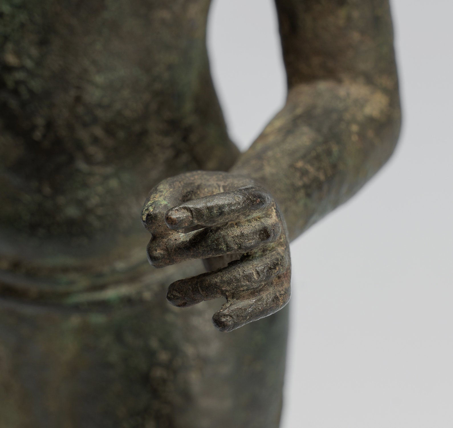 Estatua de Vishnu - Estatua de bronce de estado de estilo indonesio antiguo de indonesio - 44cm/18 "