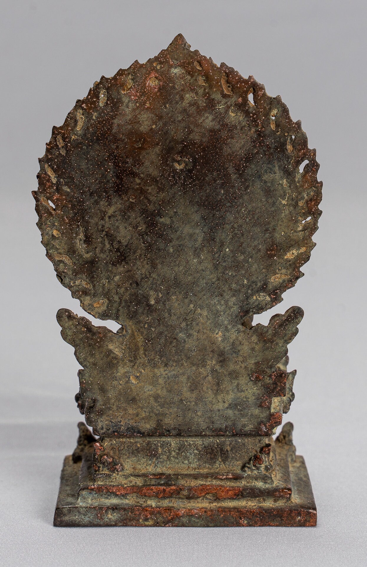 Estatua de Tara - Estatua de Bronce Devi Tara de Bronce Devi Sentada de Majapahit de Java - 14cm/6 "