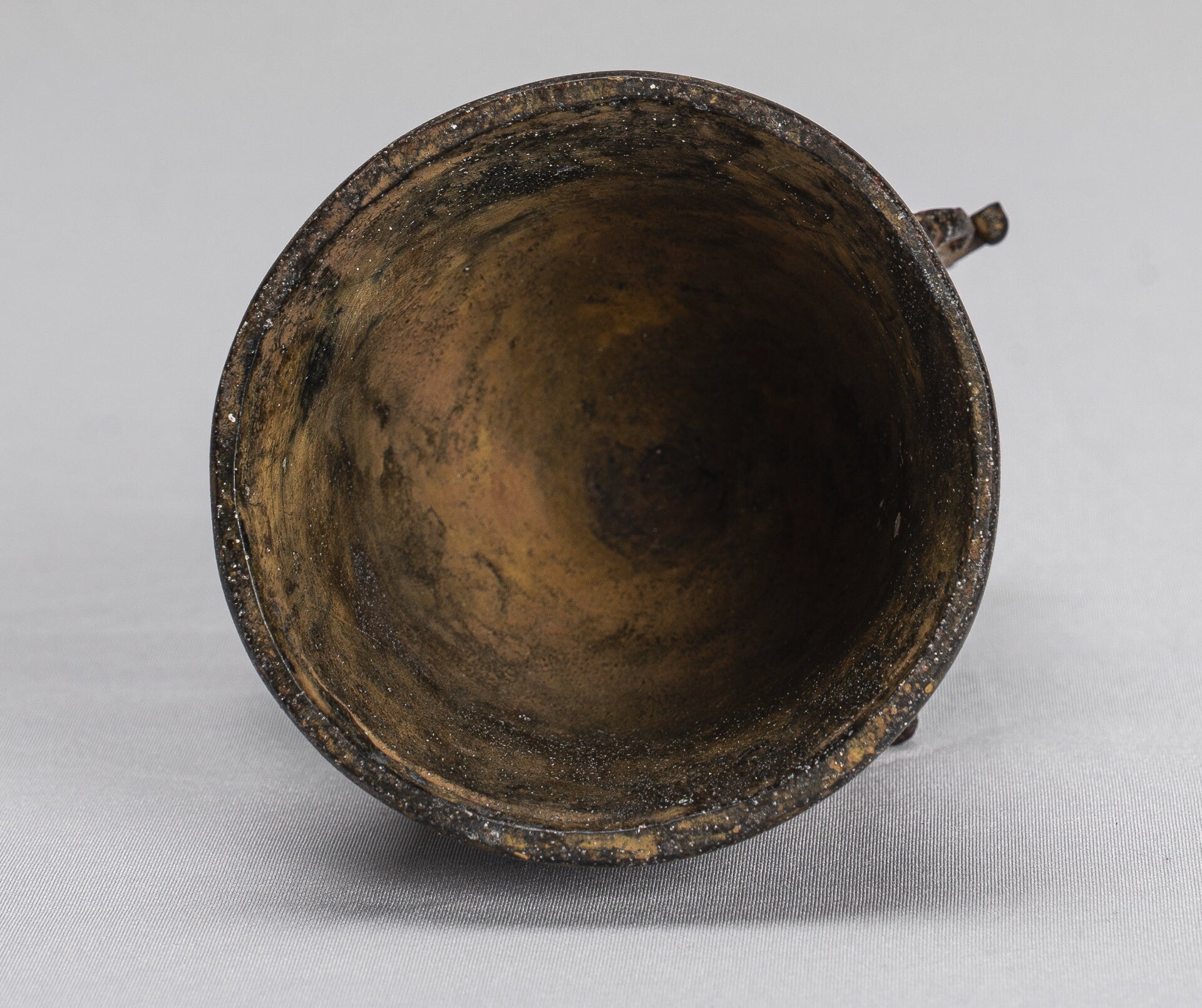 Estatua de Jambhala - Estatua de Jambhala de Java Majapahit antiguo de Jambhala Dios de la riqueza - 16 cm/6 "