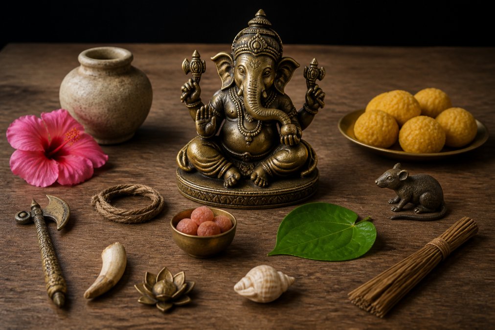 10 Symbols of Lord Ganesha in Art Explained