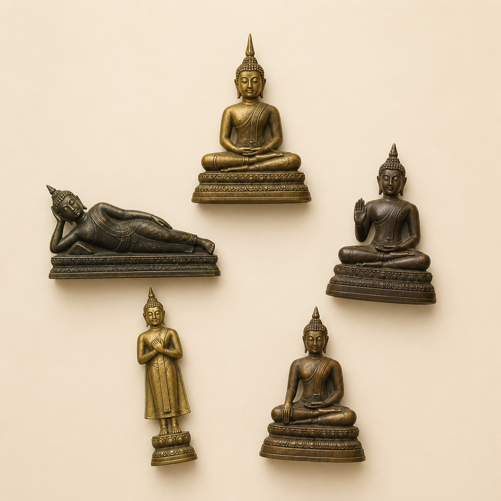 Thai Buddha Statue: Five Postures and Their Meanings