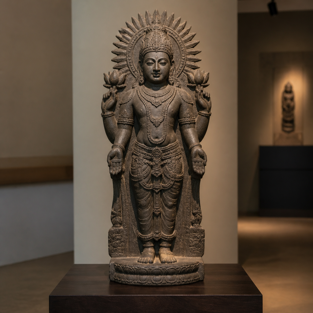 Surya Statue and Javanese Hindu-Buddhist Sculpture Guide