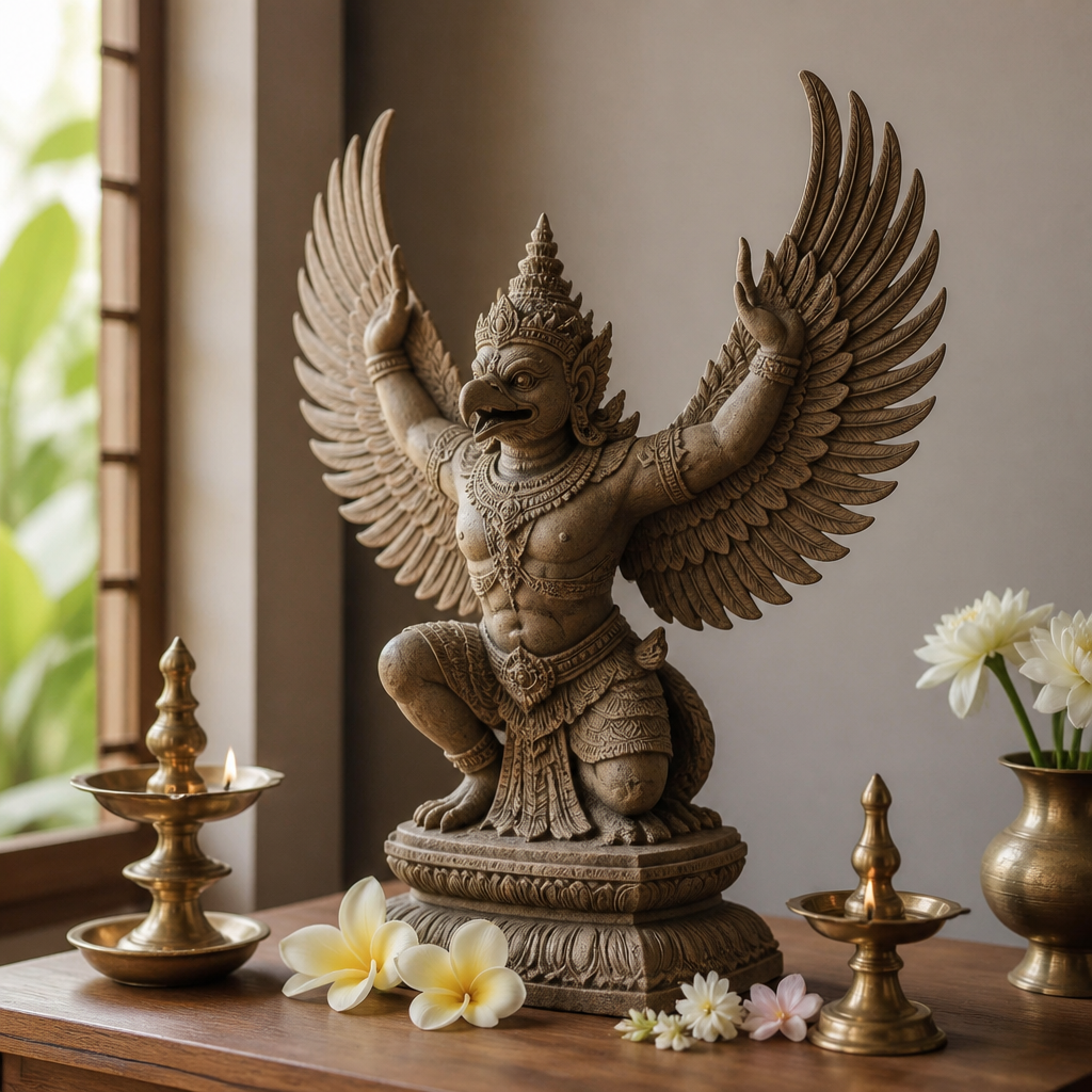 Garuda Statue in Hindu and Buddhist Art: The Divine Eagle