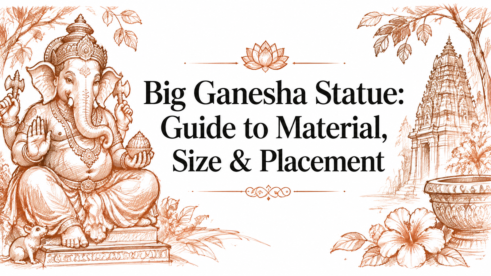 Big Ganesha Statue: Guide to Material, Size & Placement