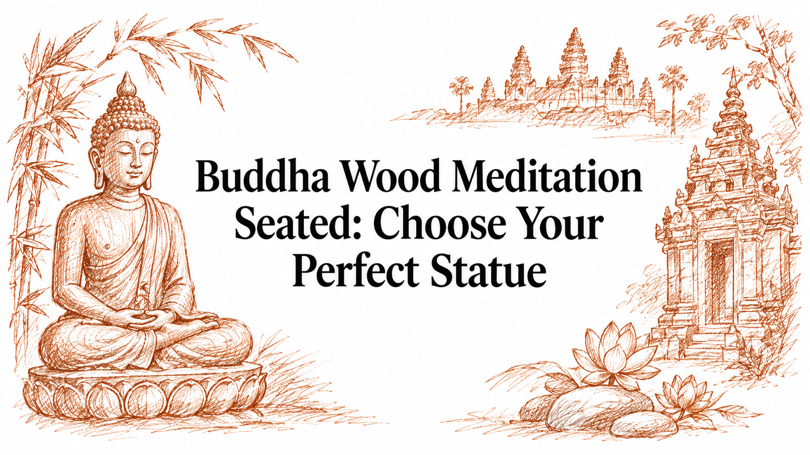 Seated Meditation Buddha Wood:: Choose Your Perfect Statue