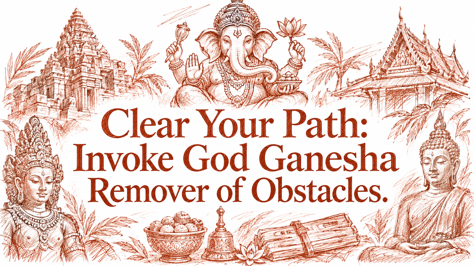 Dégagez votre chemin : invoquez Dieu Ganesha qui élimine les obstacles.